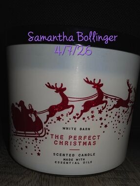 Bath & Body Works 3-Wick Candle  The Perfect Christmas